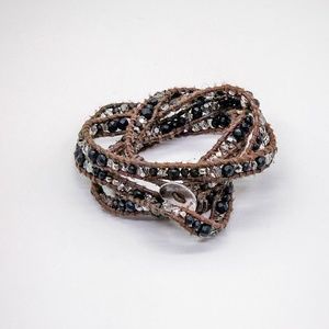 Chan Luu Precious Metal Mix Wrap Bracelet
